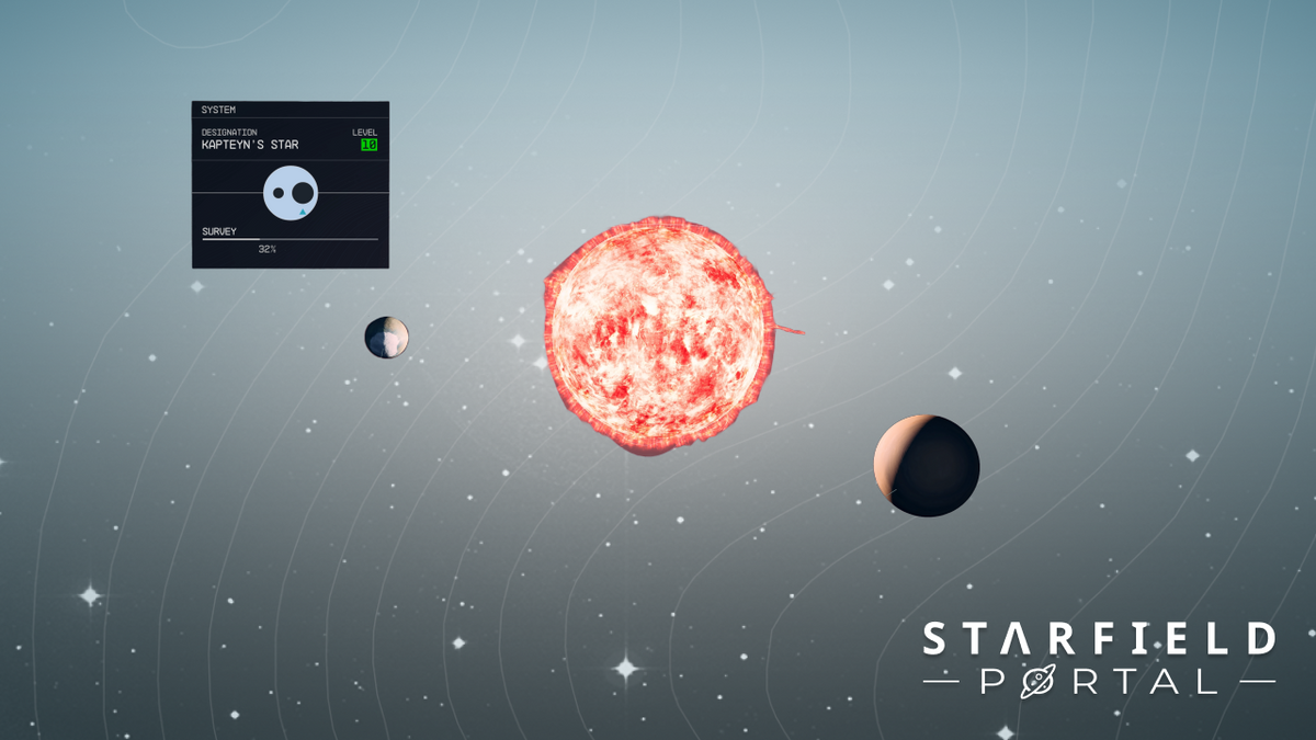 Starfield Kapteyn's Star star-systems Image