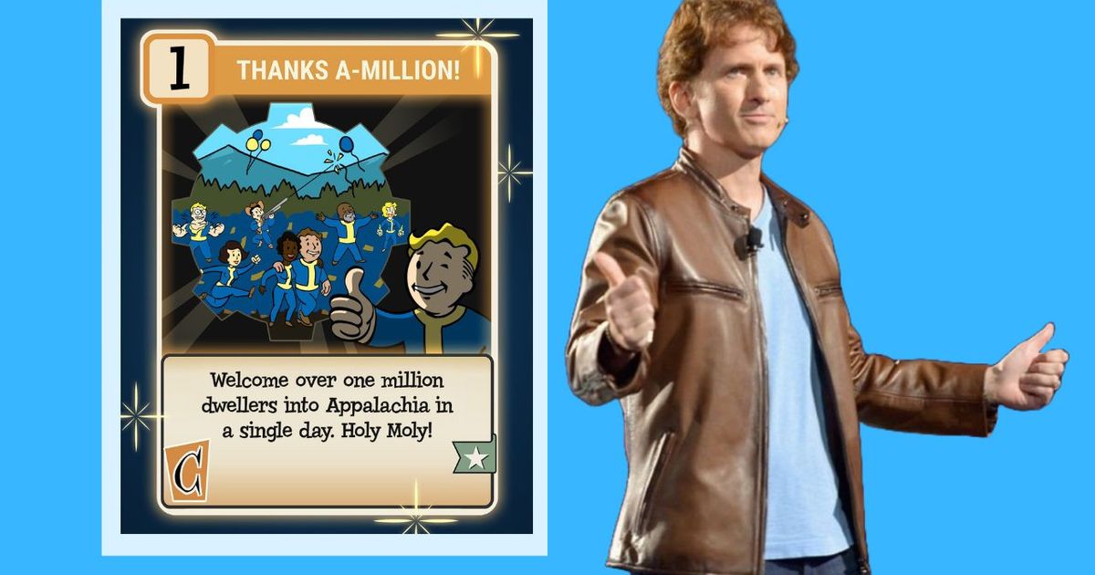 fallout 76 1 million players at the same time
