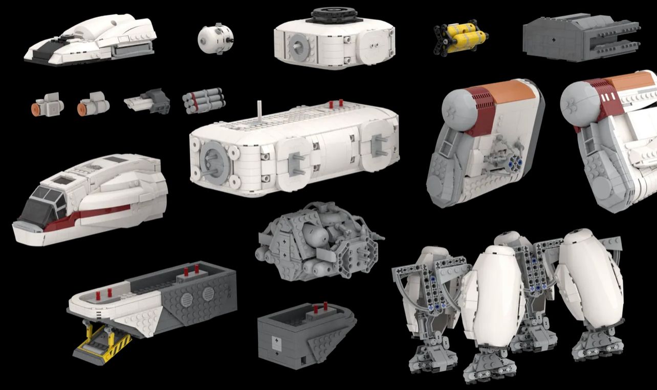 modular lego spaceship