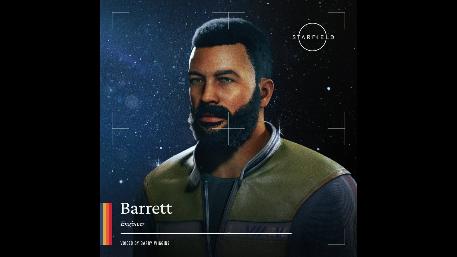 Starfield barret profile shot