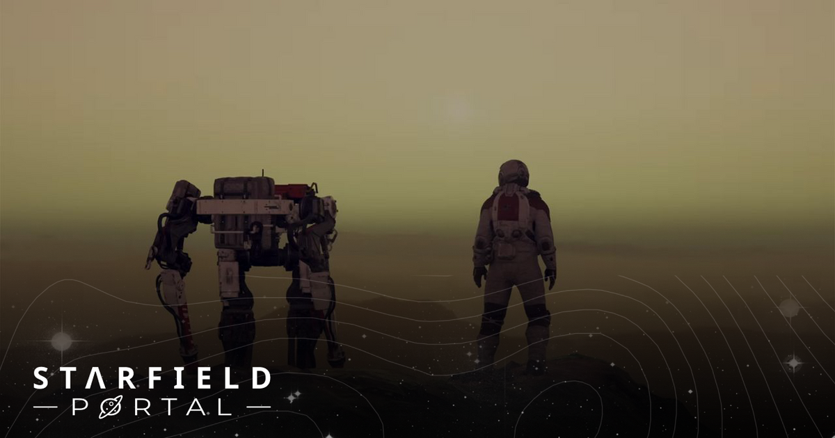A screenshot of a space explorer from the Starfield trailer. 