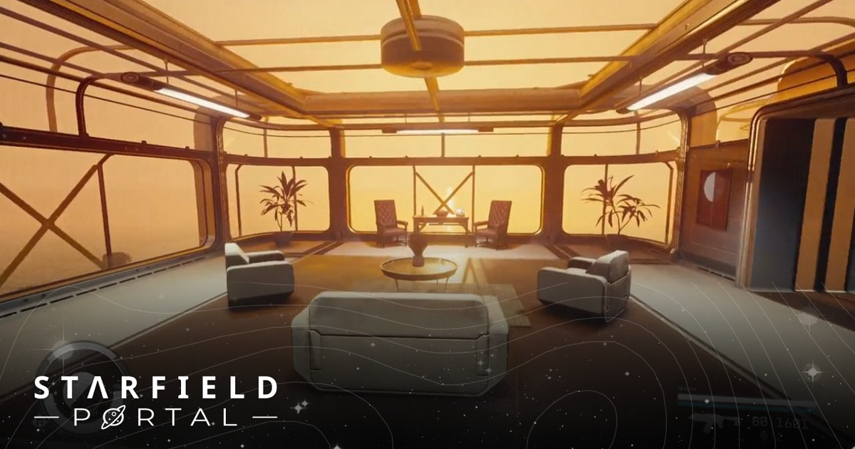 starfield warm homely outpost