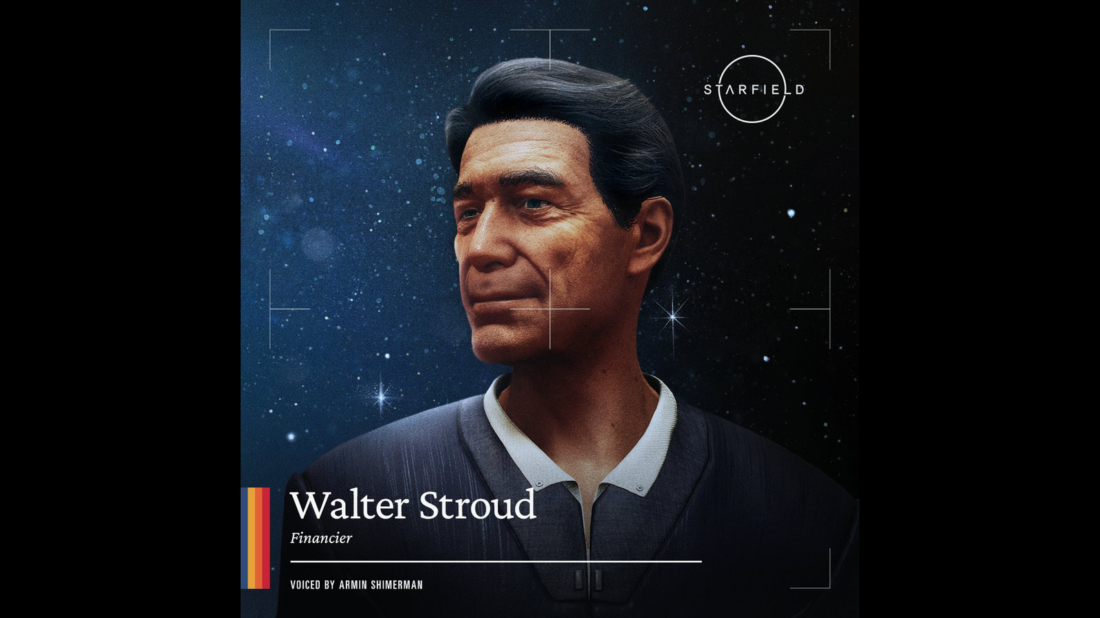 Starfield Walter Stroud profile shot