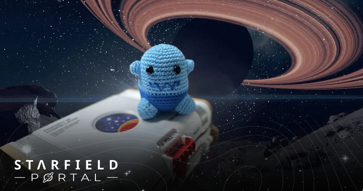 Crocheted Wilby from Starfield