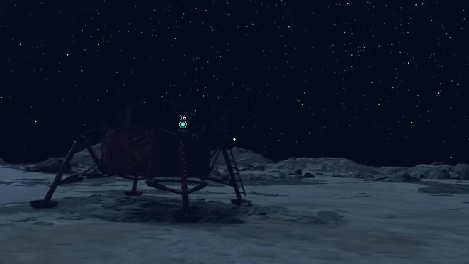 starfield apollo 11 moon landing site