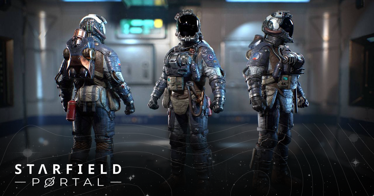 starfield spacesuit various angles