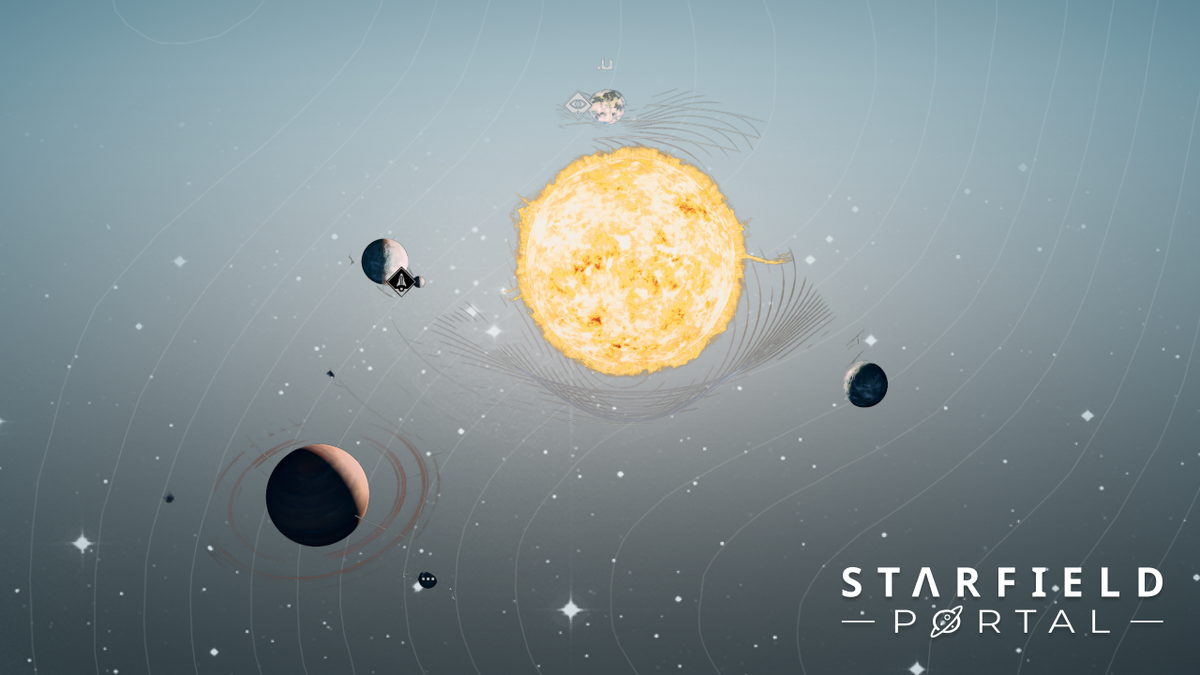 Starfield Alpha Centauri star-systems Image