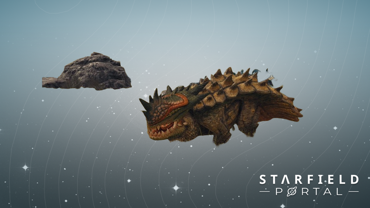 Starfield Hunting Ankylosaurus creatures Image