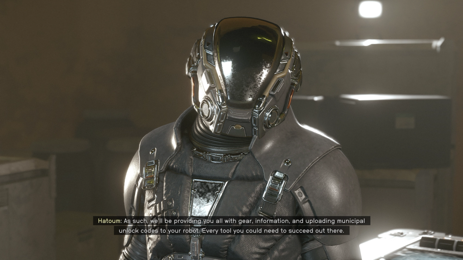 Starfield Hostile Intelligence speak with commander hatoum about supplies