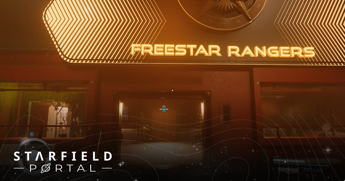 Starfield Shadow in Neon Freestar Ranger quest base