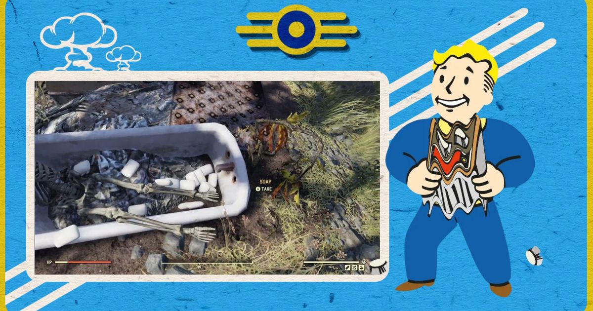 Fallout 76 Footage and Vault Boy Scrapper Perk