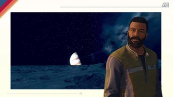 Amundsen Barrett and the planet Jupiter in Starfield
