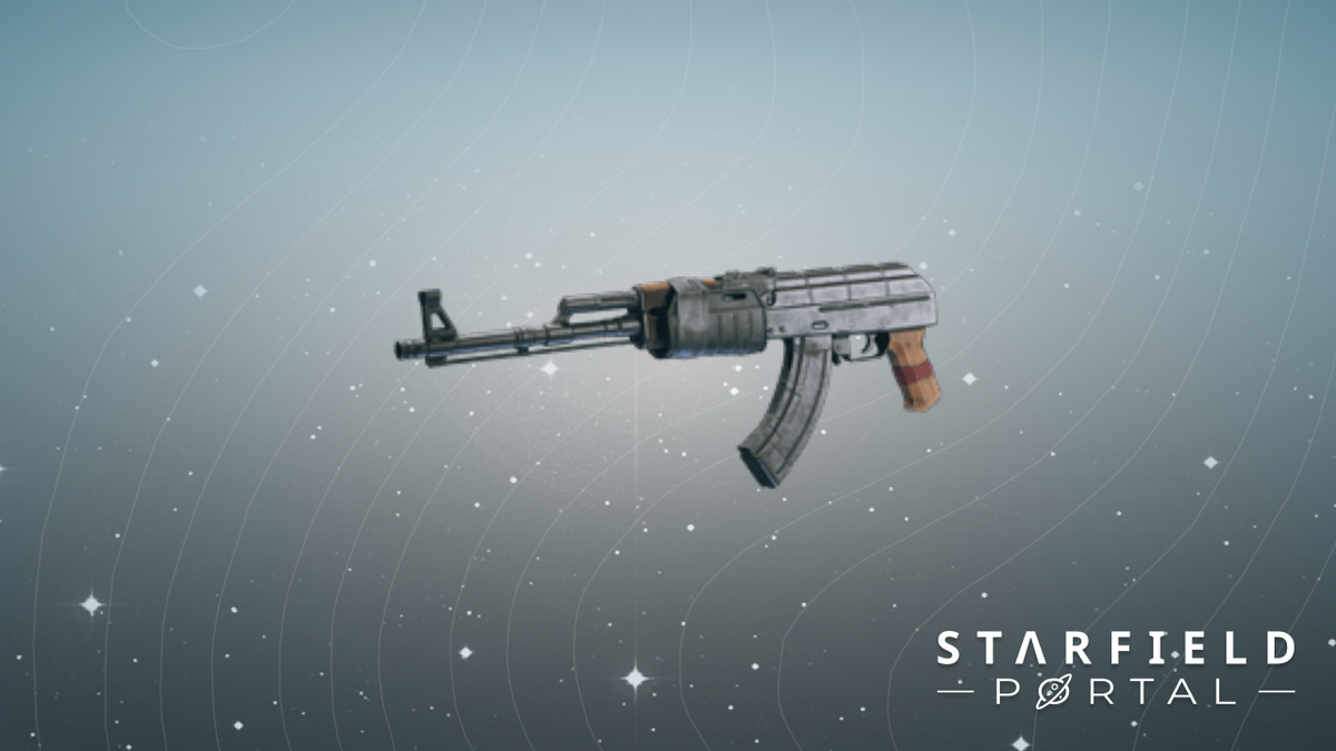 Starfield Calibrated Old Earth Assault Rifle weapons Image
