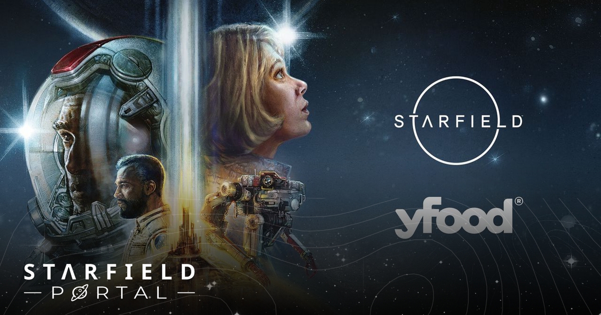 The starfield logo next to the yfood logo