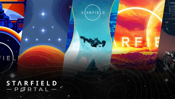 Multiple art deco posters for starfield