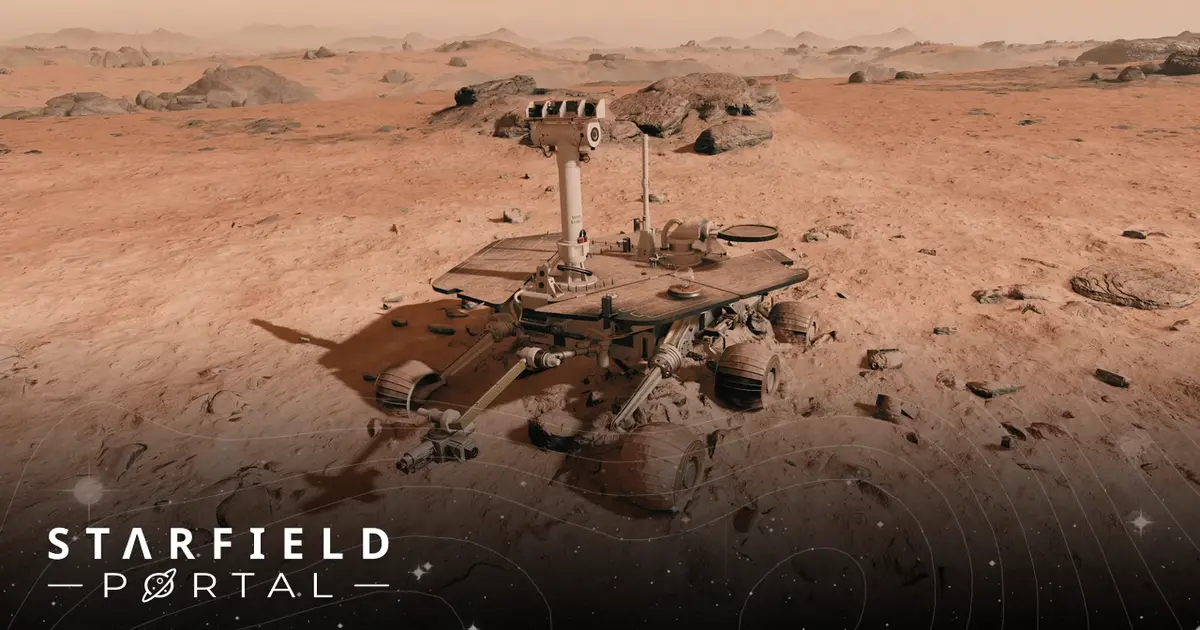 starfield mars rover opportunity