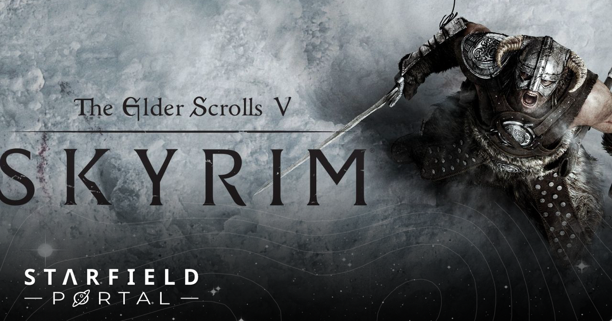 skyrim logo and dragonborn